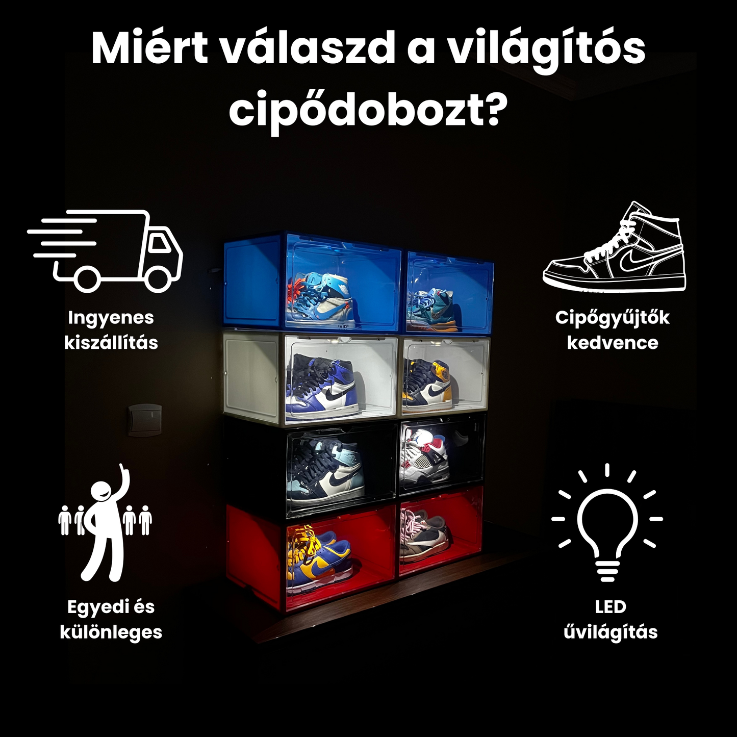 Világítós Cipődoboz